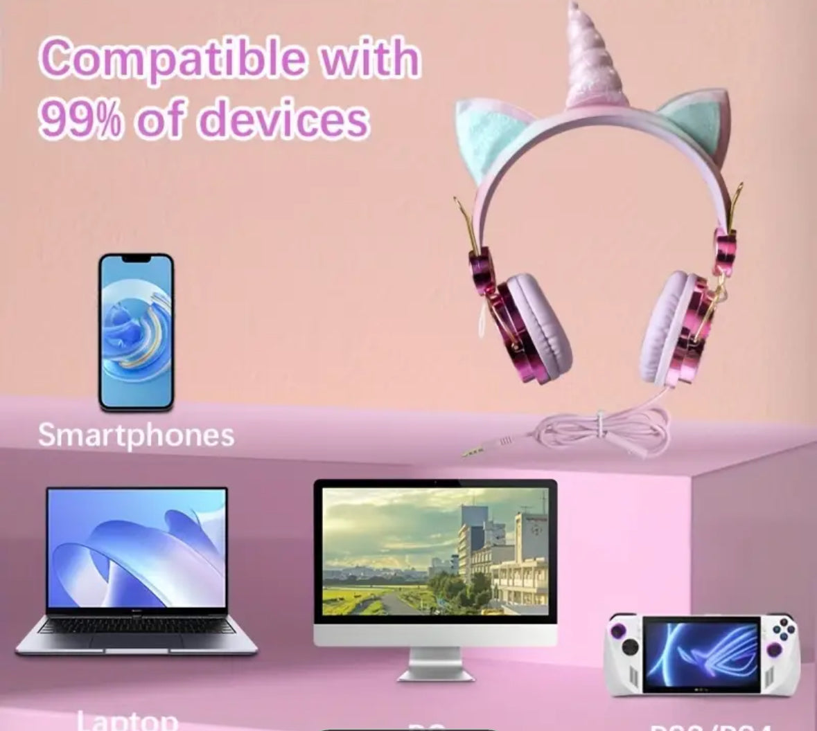 Unicorn Head phones
