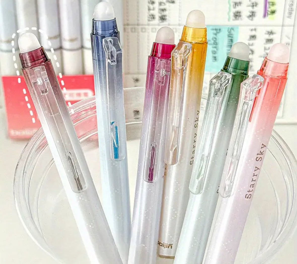 Erasable Gel Pens (Pack of 6)