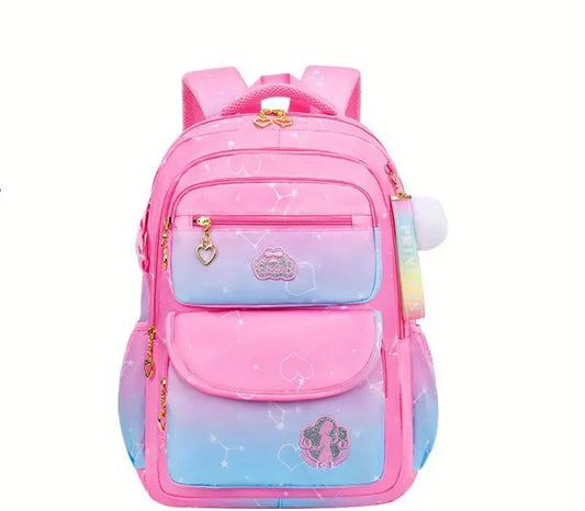 Pink backpack for girls