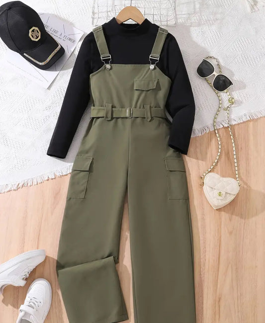 Overall Jumper 2 Piece Set