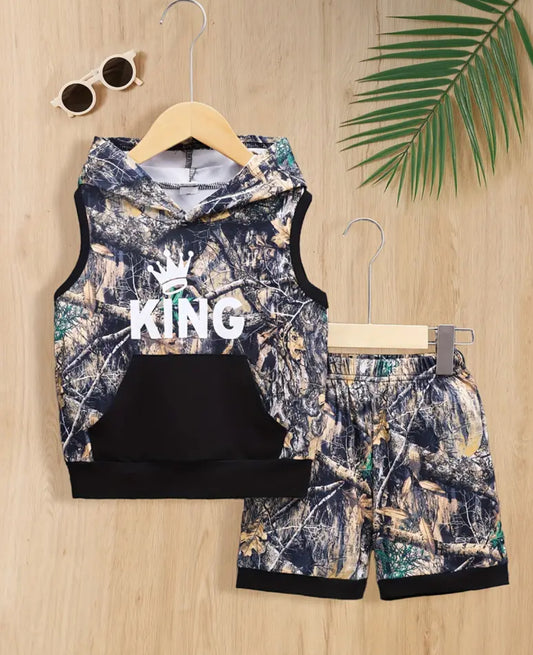 Graphic hoody set