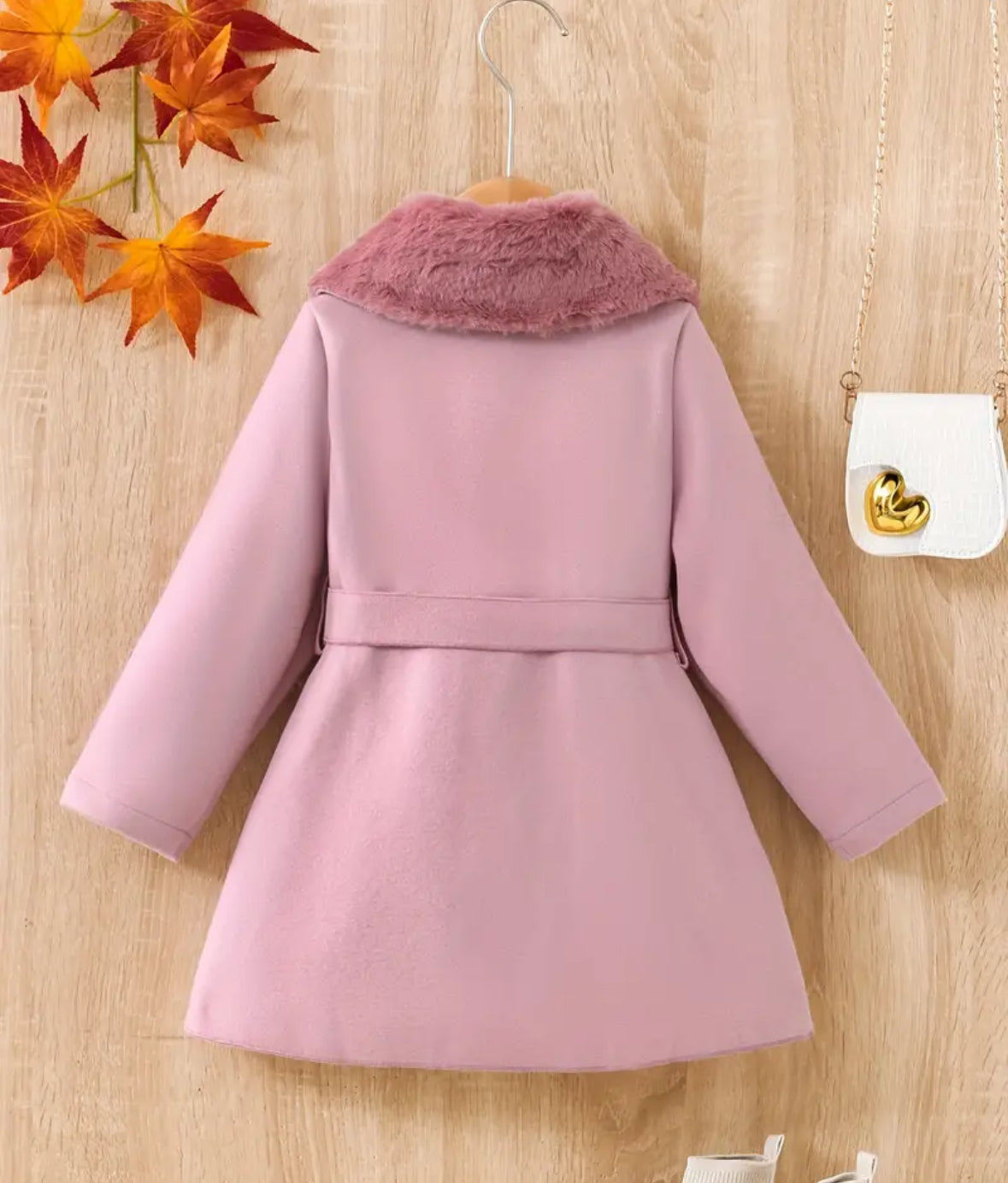 Fur Collar Pea Coat